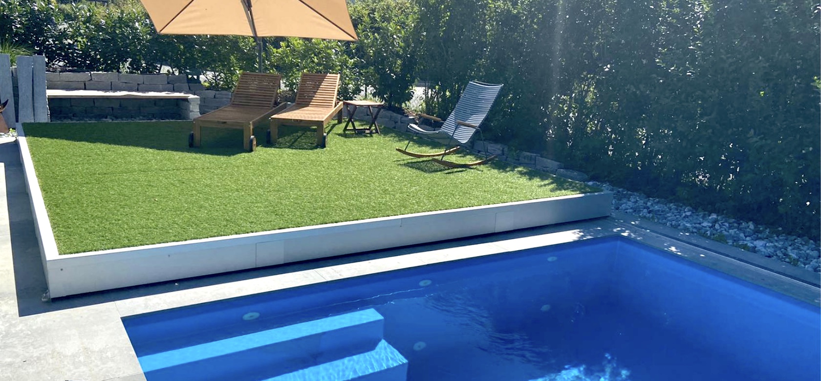 Poolabdeckung StepOn Poolcover